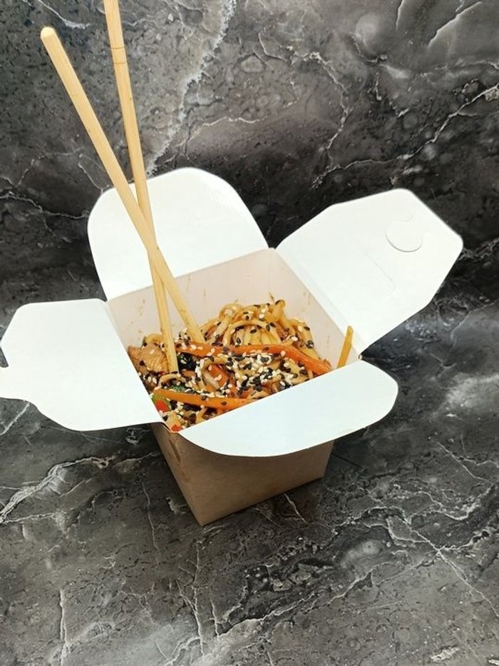 Удон с курицей