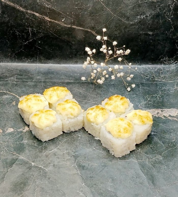 Запечённый с мидиями