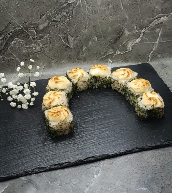 Запеченная Исура с лососем