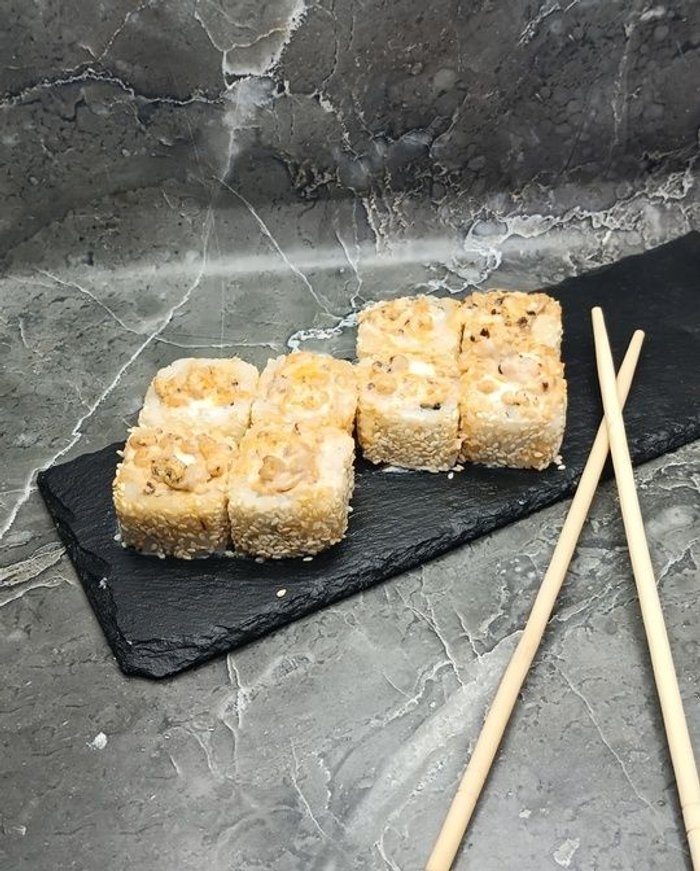 Запечённый острый осьминог